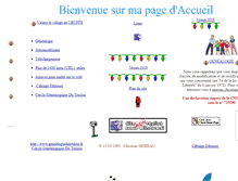 Tablet Screenshot of moreau-christian.com.fr